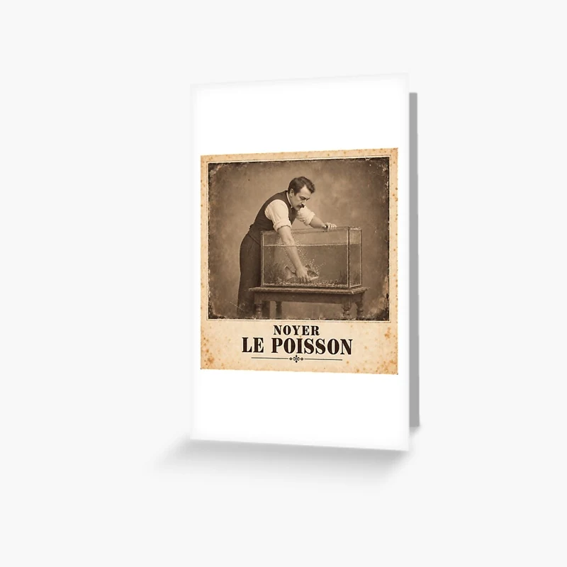 Noyer le poisson — Mission parfaitement absurde sur Carte de vœux