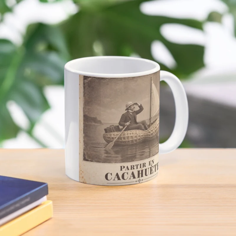 Partir en cacahuète — Croisière en coque sur Mug classique