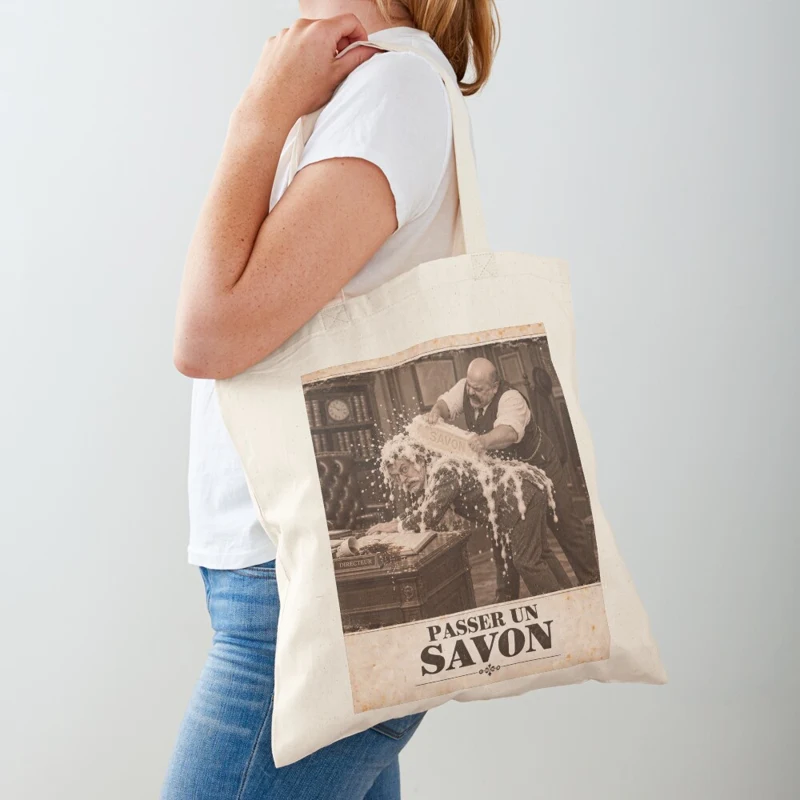 Passer un savon — Management décapant sur Tote bag classique