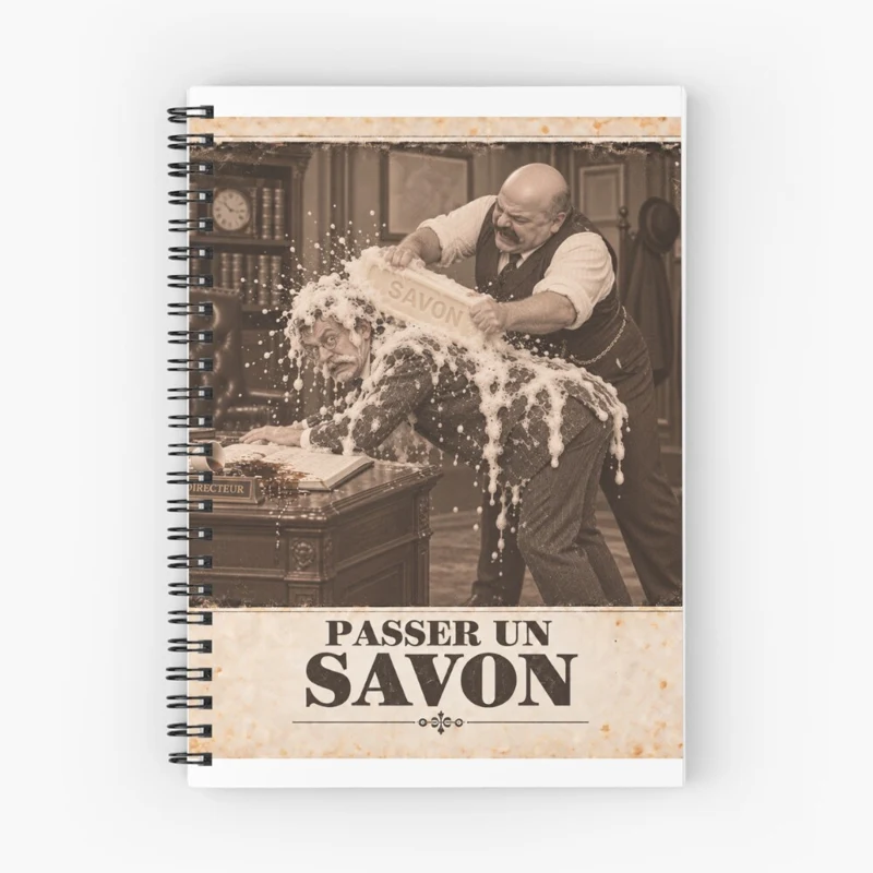 Passer un savon — Management décapant sur Cahier à spirale