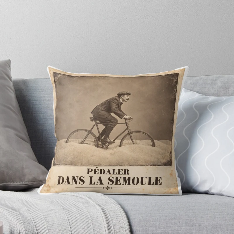 Pédaler dans la semoule — Champion du surplace sur Coussin
