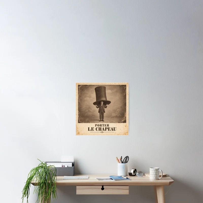 Porter le chapeau — Responsabilité grand format sur Poster
