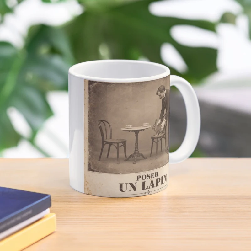 Poser un lapin — Remplaçant à longues oreilles sur Mug classique