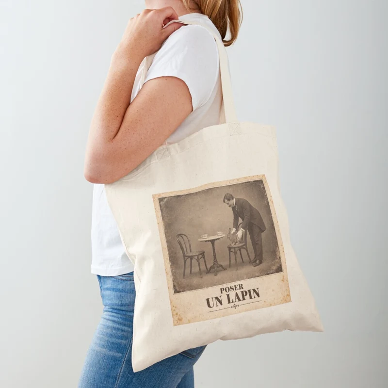 Poser un lapin — Remplaçant à longues oreilles sur Tote bag classique