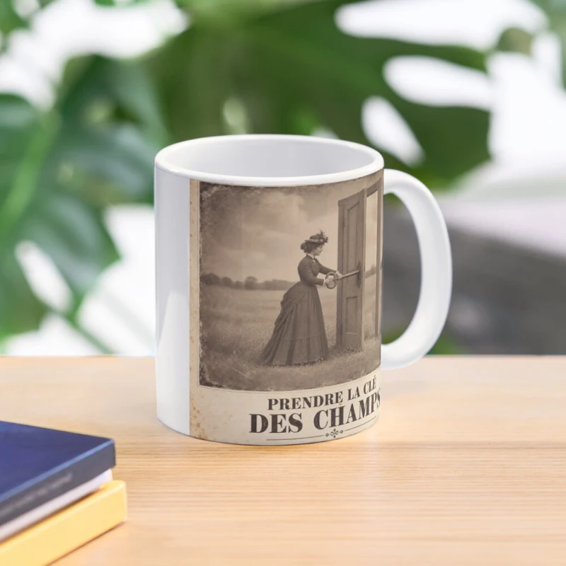 Prendre la clé des champs — Serrurerie buissonnière sur Mug classique