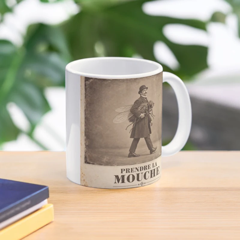 Prendre la mouche — Susceptibilité de compagnie sur Mug classique