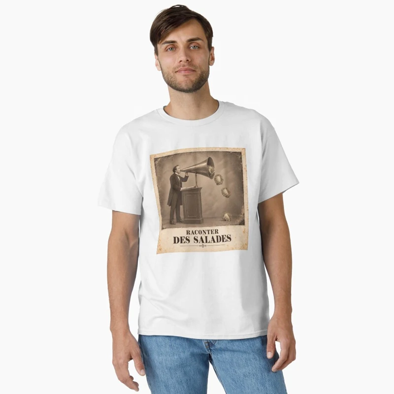 Raconter des salades — Conférence maraîchère sur T-shirt classique