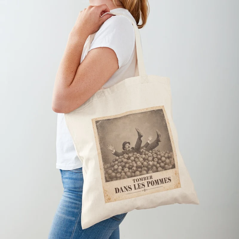 Tomber dans les pommes — Récolte humaine sur Tote bag classique