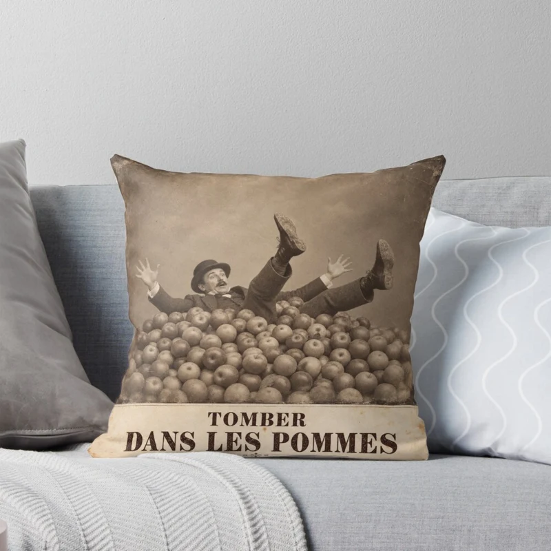 Tomber dans les pommes — Récolte humaine sur Coussin