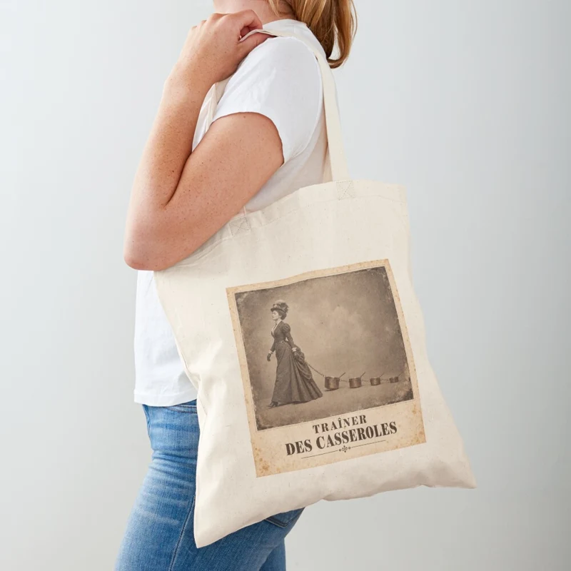 Traîner des casseroles — Le passé fait du bruit sur Tote bag classique