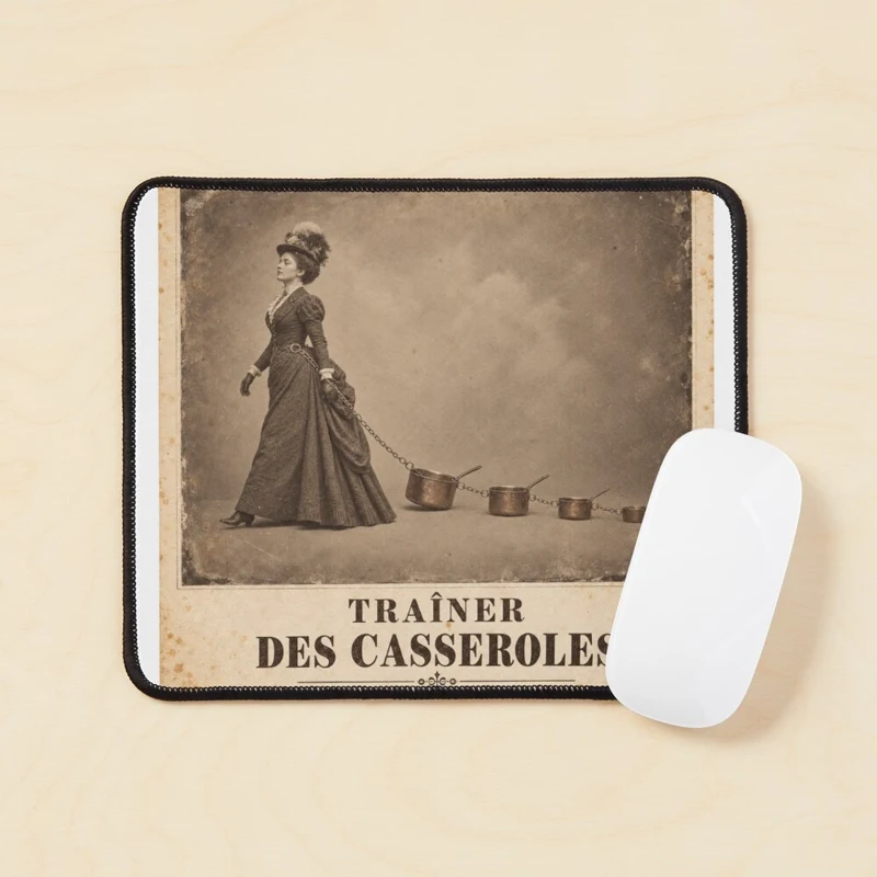 Traîner des casseroles — Le passé fait du bruit sur Tapis de souris