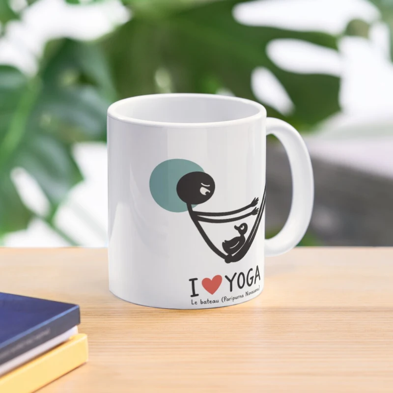 Le bateau embarque un canard sur Mug classique