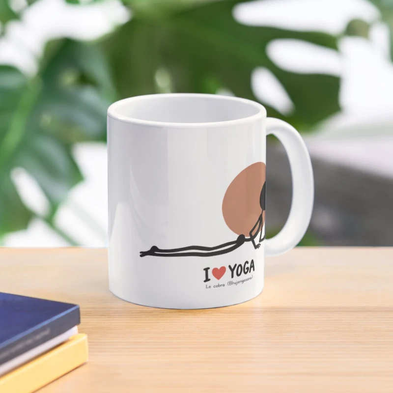 Le cobra face à la petite souris sur Mug classique