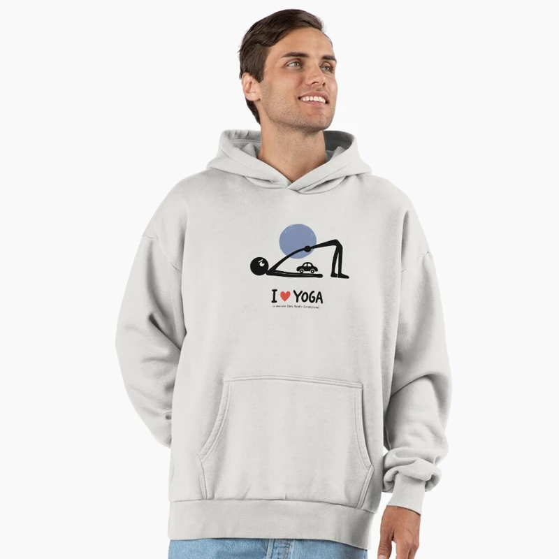 Le demi-pont ouvre à la circulation sur Sweat à capuche oversize premium