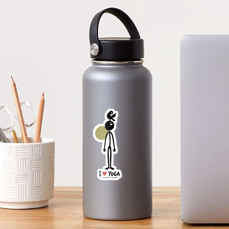 La montagne et son pigeon sur Sticker
