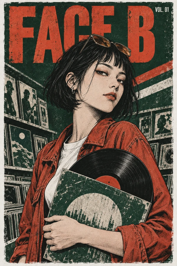 Face B — Portrait de disquaire au vinyle