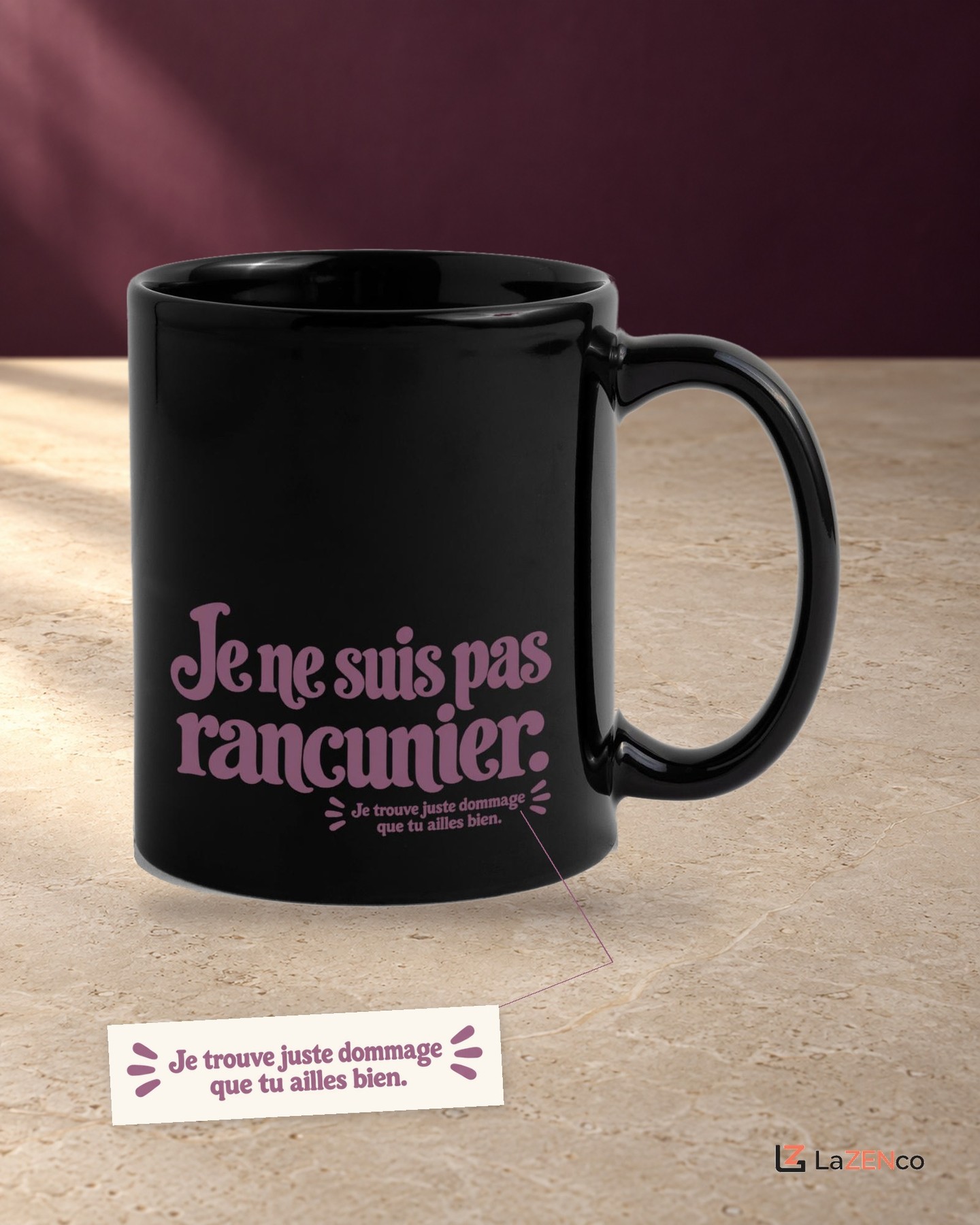 Je ne suis pas rancunier. — image publiée sur Instagram