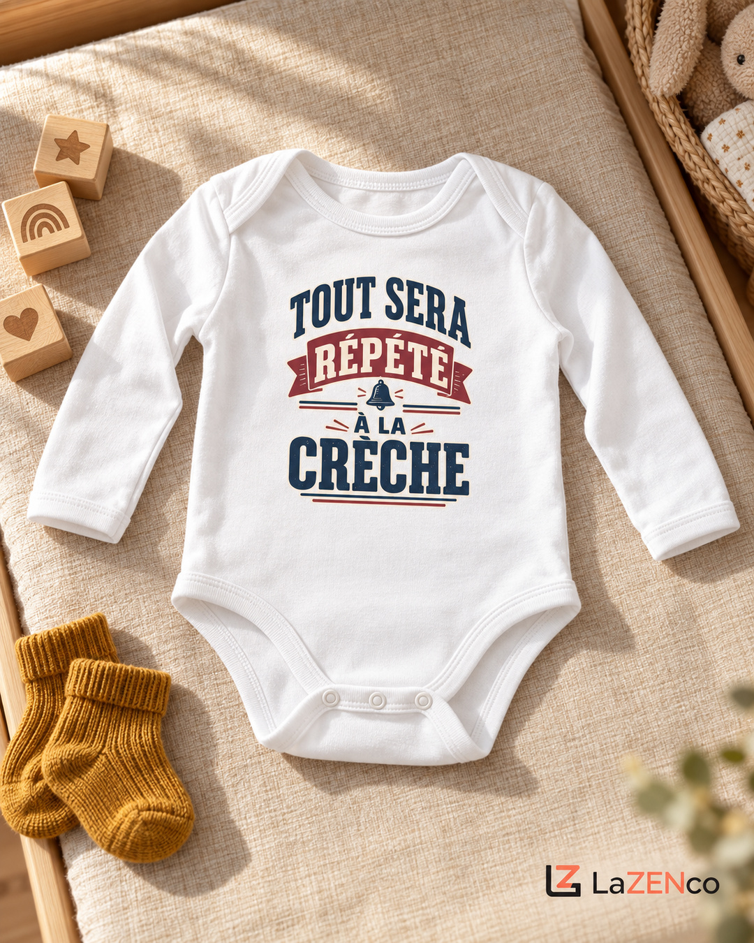 Tout sera répété à la crèche — image publiée sur Instagram