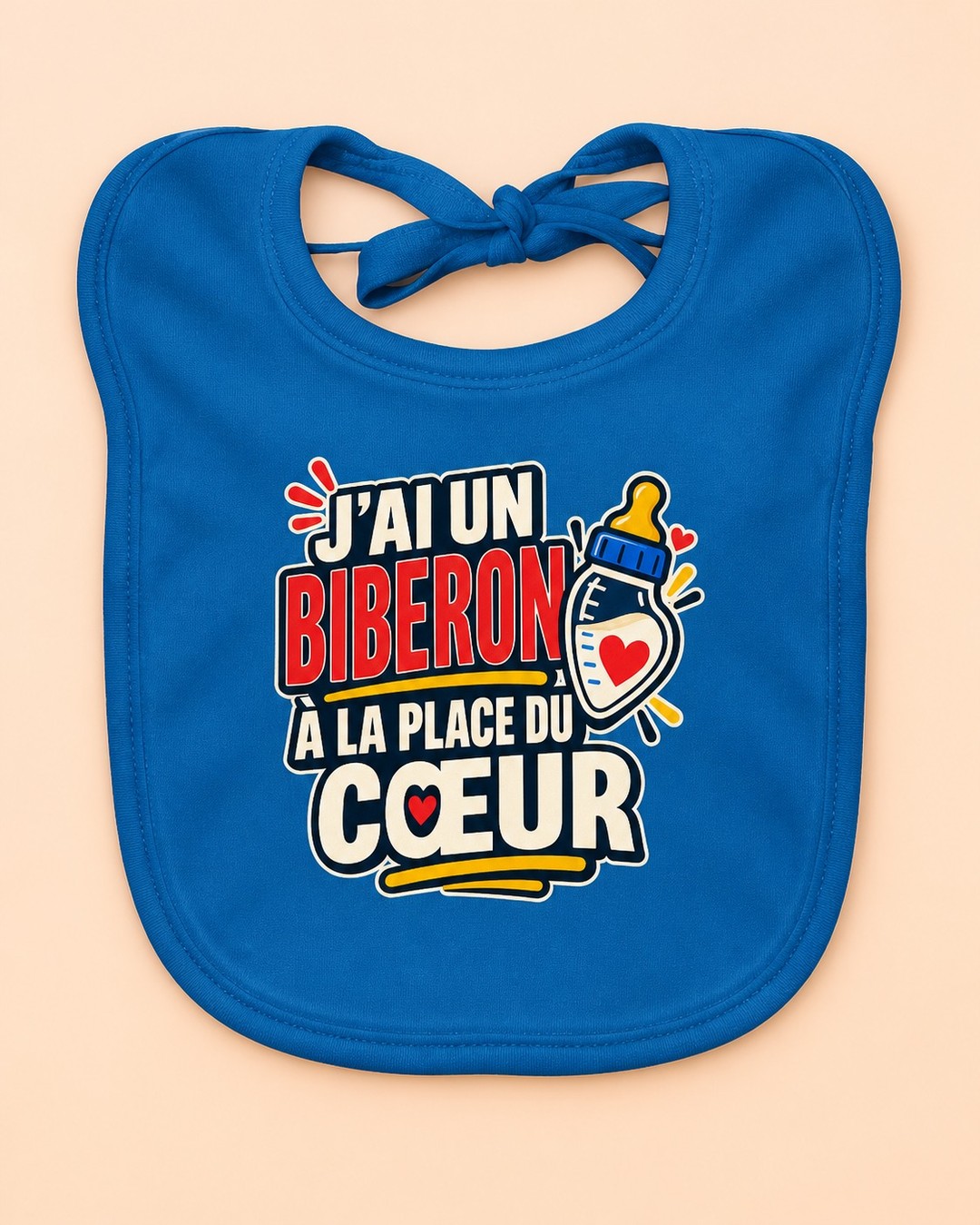 Un biberon à la place du cœur — image publiée sur Instagram
