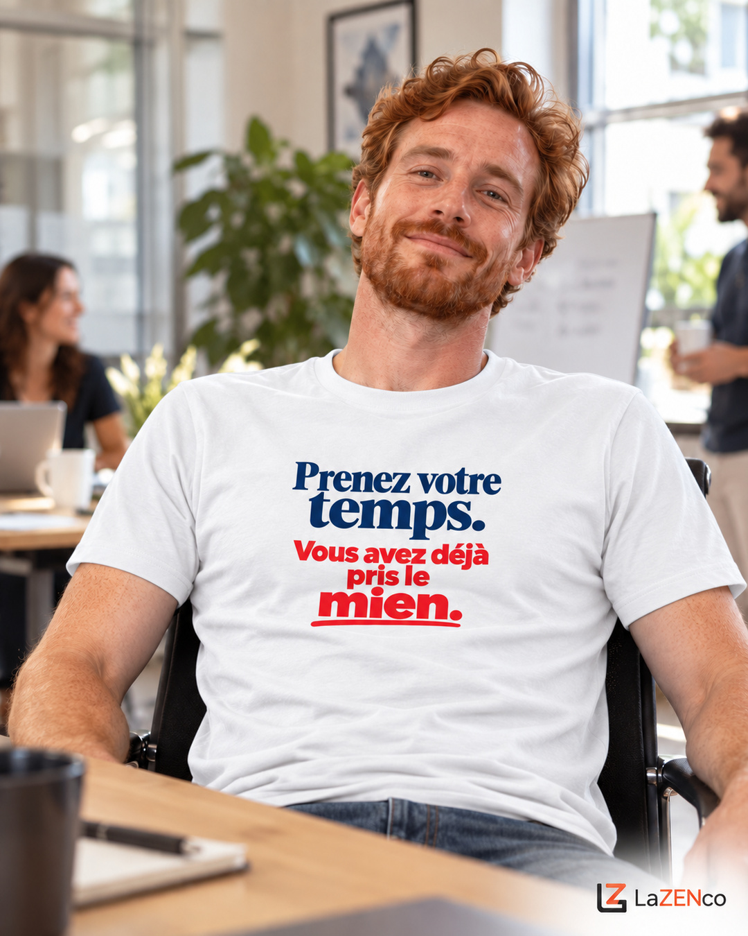 Prenez votre temps, vous avez pris le mien — image publiée sur Instagram
