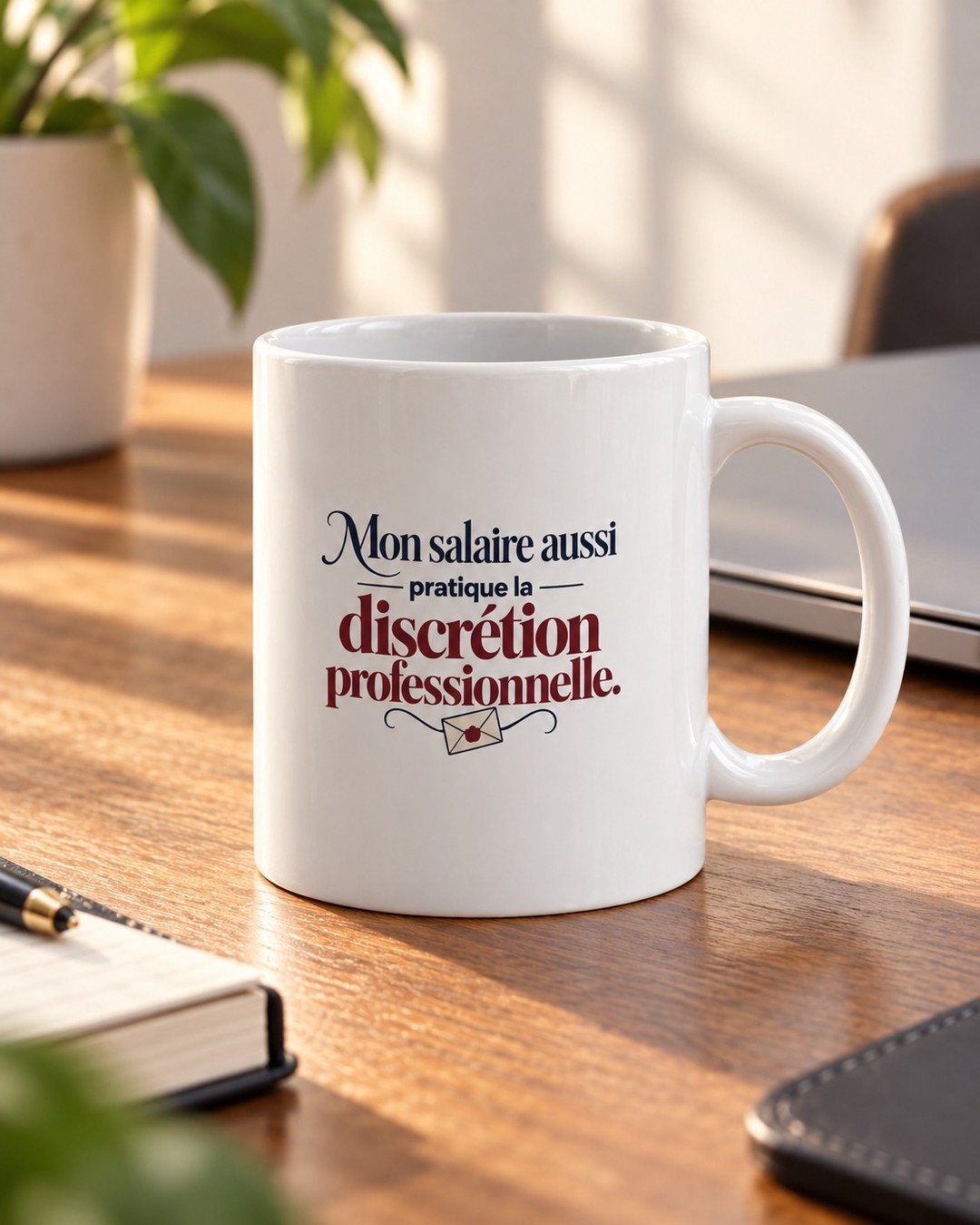 Mon salaire pratique la discrétion — image publiée sur Instagram