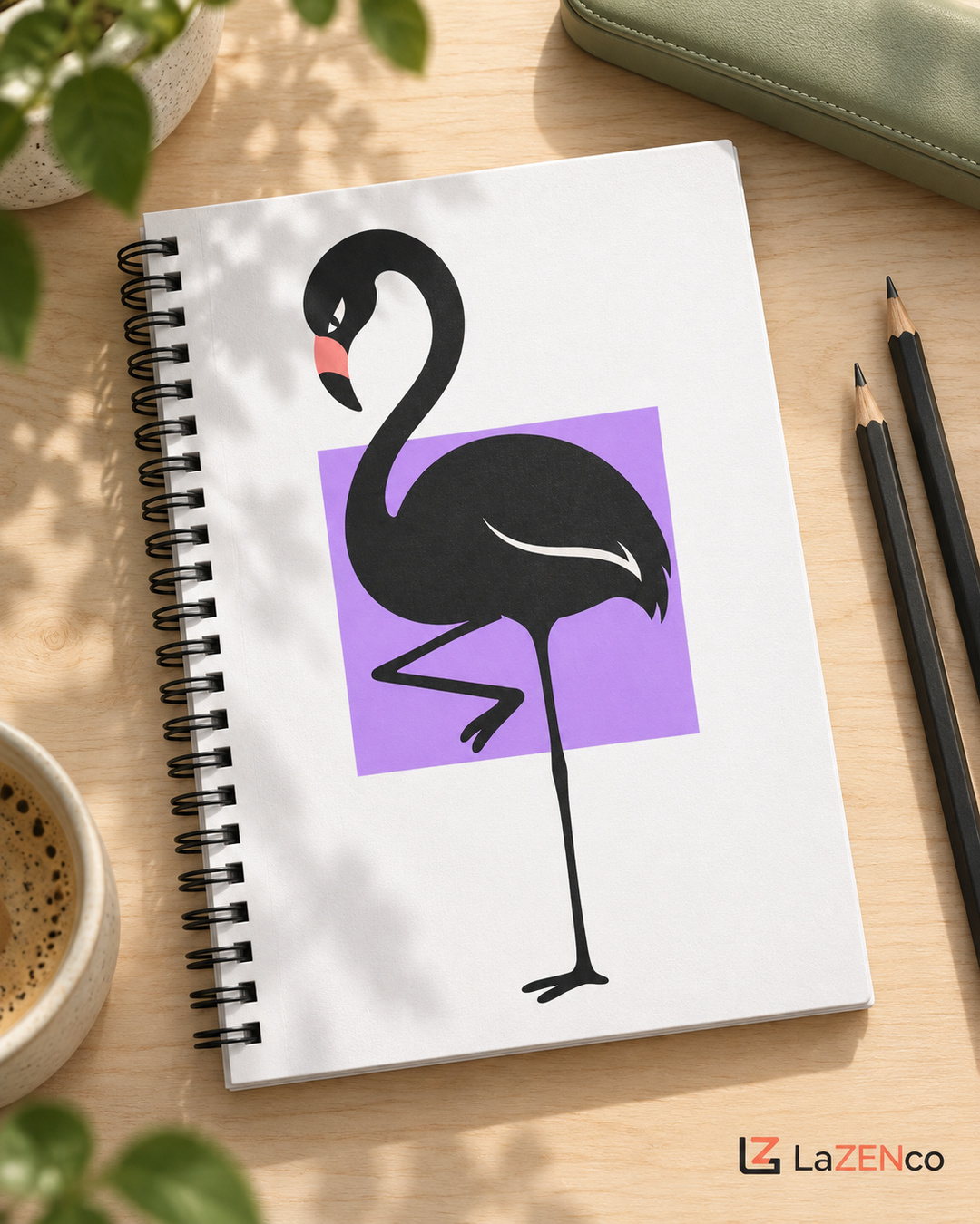Flamant aux pattes impossibles à caser — image publiée sur Instagram