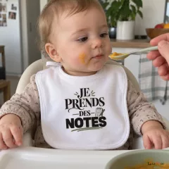 Je prends des notes – Humour bébé — image publiée sur Instagram
