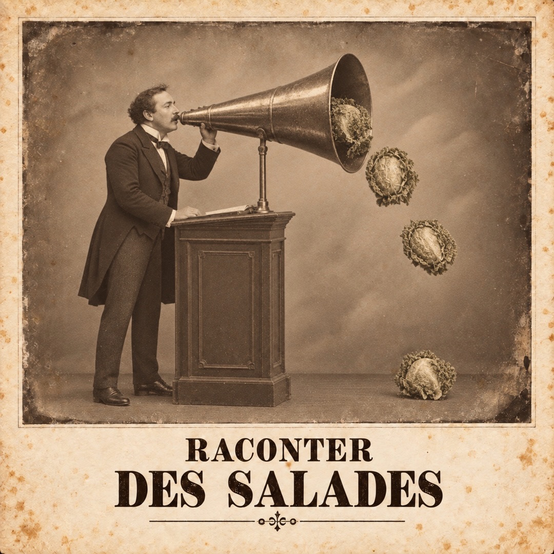 Raconter des salades — Conférence maraîchère — image publiée sur Instagram