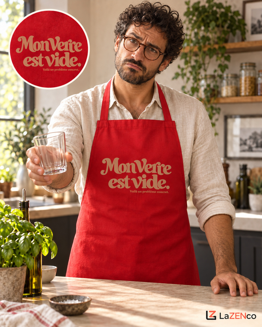 Mon verre est vide. — image publiée sur Instagram