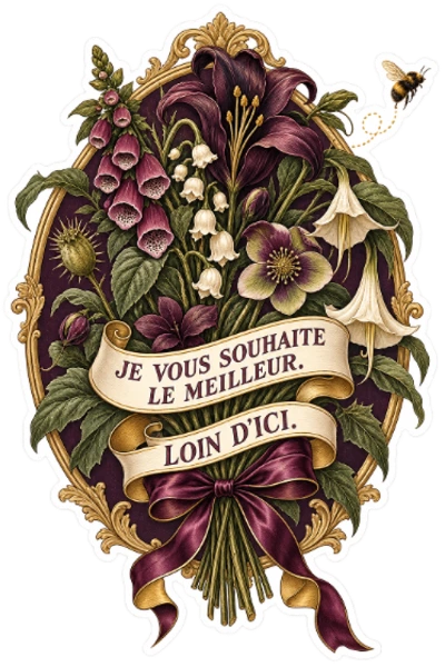 Je vous souhaite le meilleur, loin d’ici
