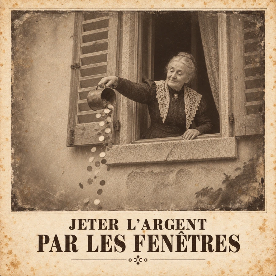 Jeter l’argent par les fenêtres — Économies volantes