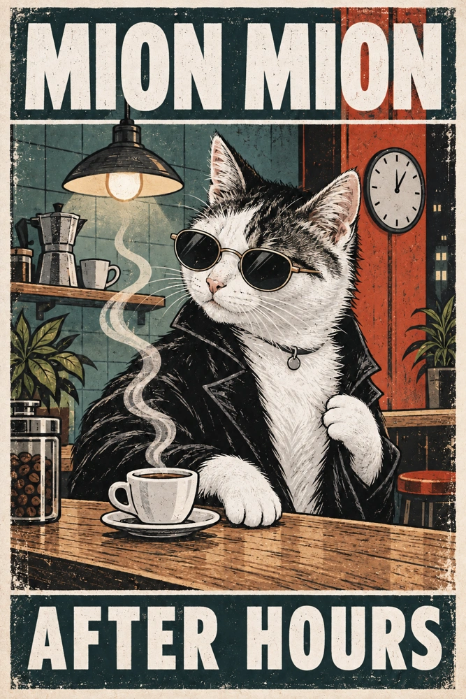 Chat en lunettes — Le café des insoumis