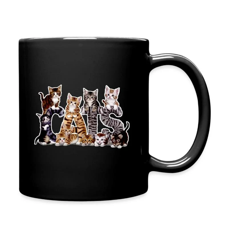 Cats — L’alphabet félin — Mug uni, noir