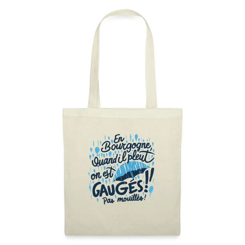 En Bourgogne, on est gaugés ! — Sac en tissu, nature
