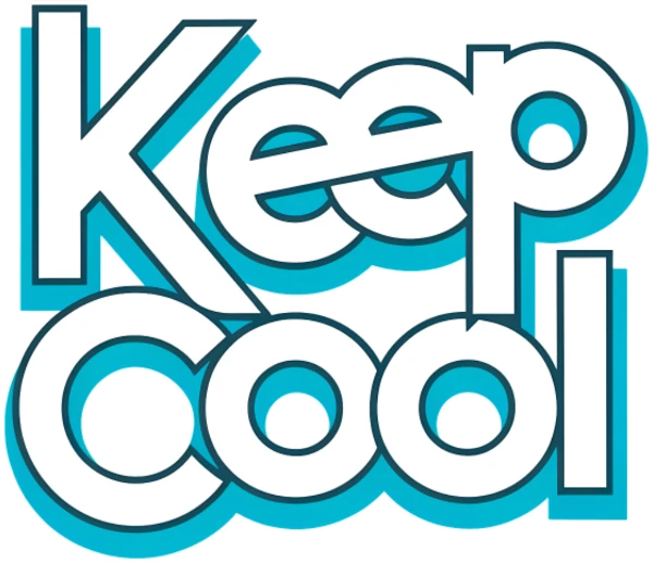 Keep cool — Typographie turquoise