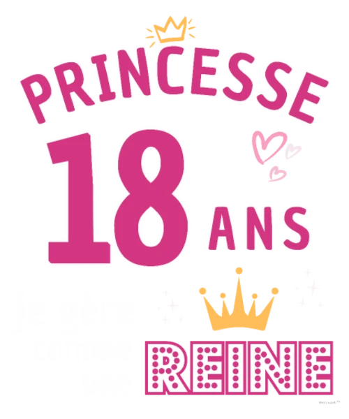 Princesse de 18 ans — Couronne rose