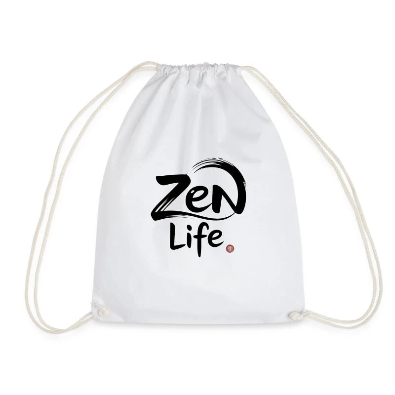 Zen Life — Sac de sport léger, blanc