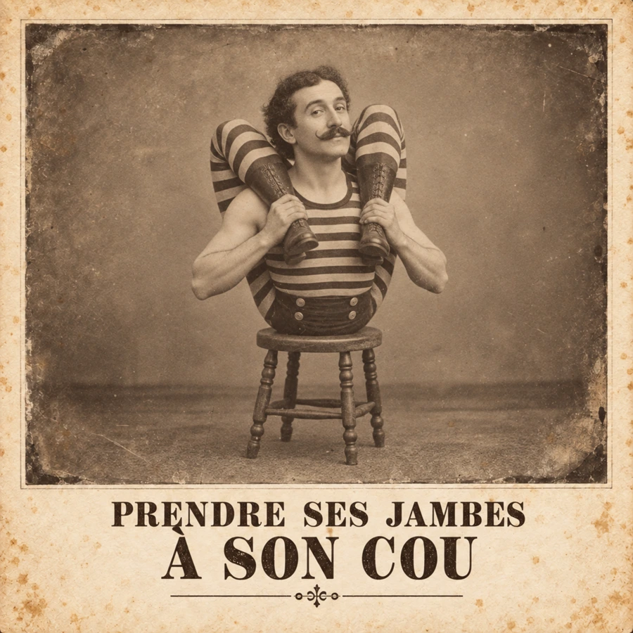 Prendre ses jambes à son cou — Fuite contorsionniste