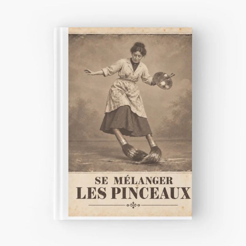 Se mélanger les pinceaux — Peinture acrobatique sur Carnet cartonné