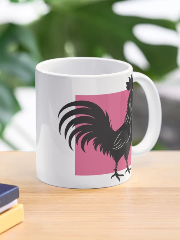 Coq gaulois trop fier pour le cadre sur Mug classique