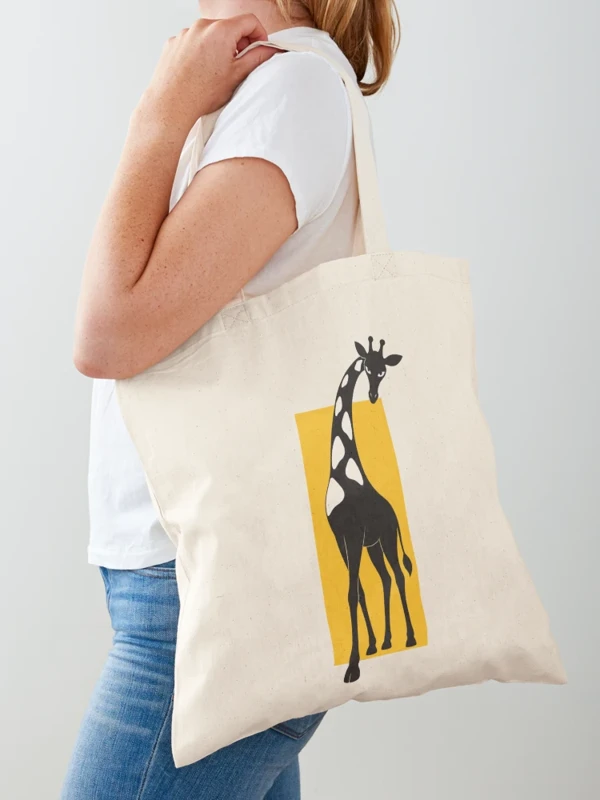 Girafe trop grande pour le cadre sur Tote bag classique
