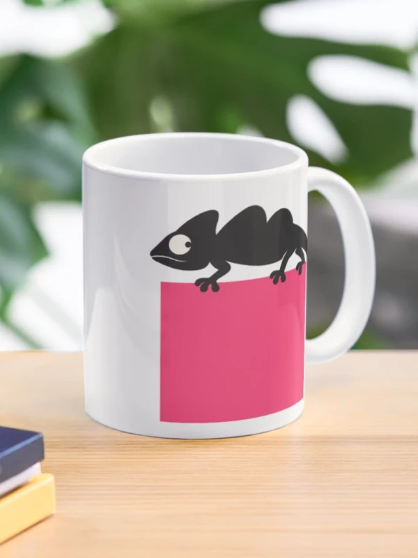 Caméléon à la queue hors cadre sur Mug classique