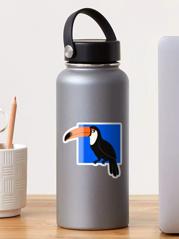 Toucan au bec hors du cadre sur Sticker fini brillant