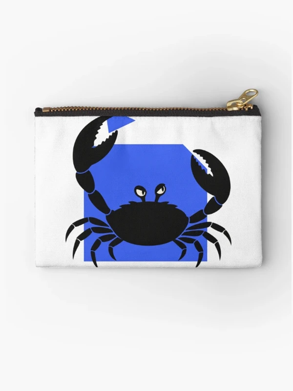 Crabe qui découpe son propre cadre sur Pochette
