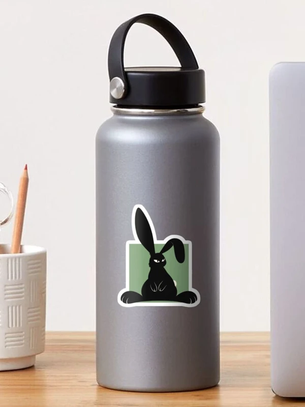 Lapin aux oreilles impossibles à ranger sur Sticker
