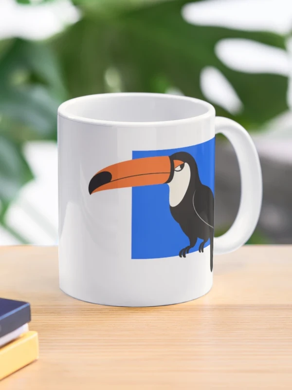 Toucan au bec hors du cadre sur Mug classique