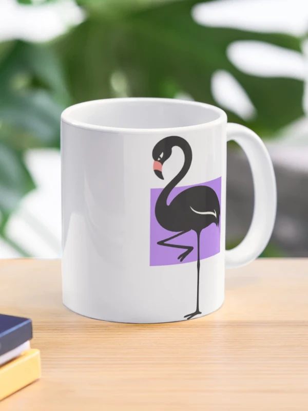 Flamant aux pattes impossibles à caser sur Mug classique