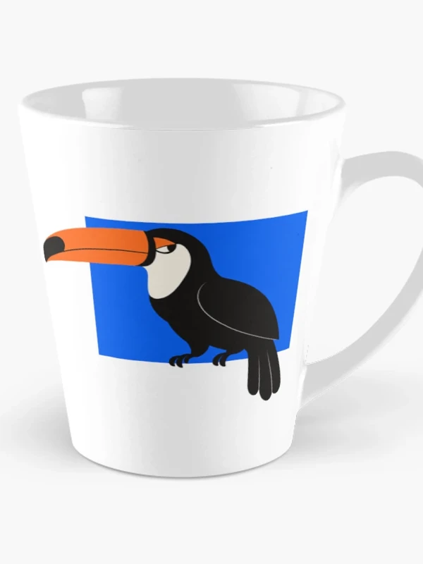 Toucan au bec hors du cadre sur Mug long