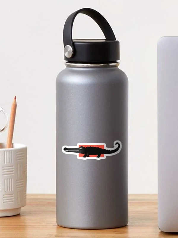 Crocodile beaucoup trop long pour le cadre sur Sticker