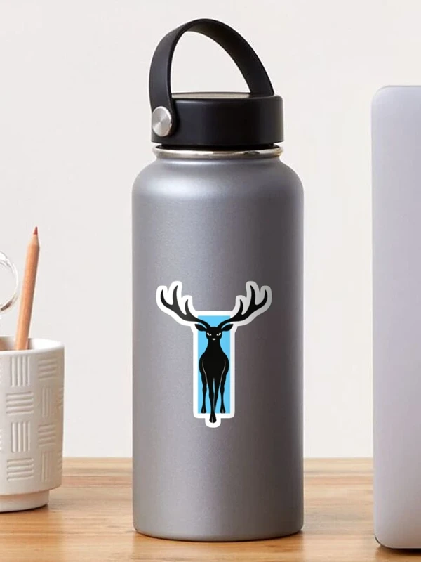Cerf aux bois beaucoup trop larges sur Sticker